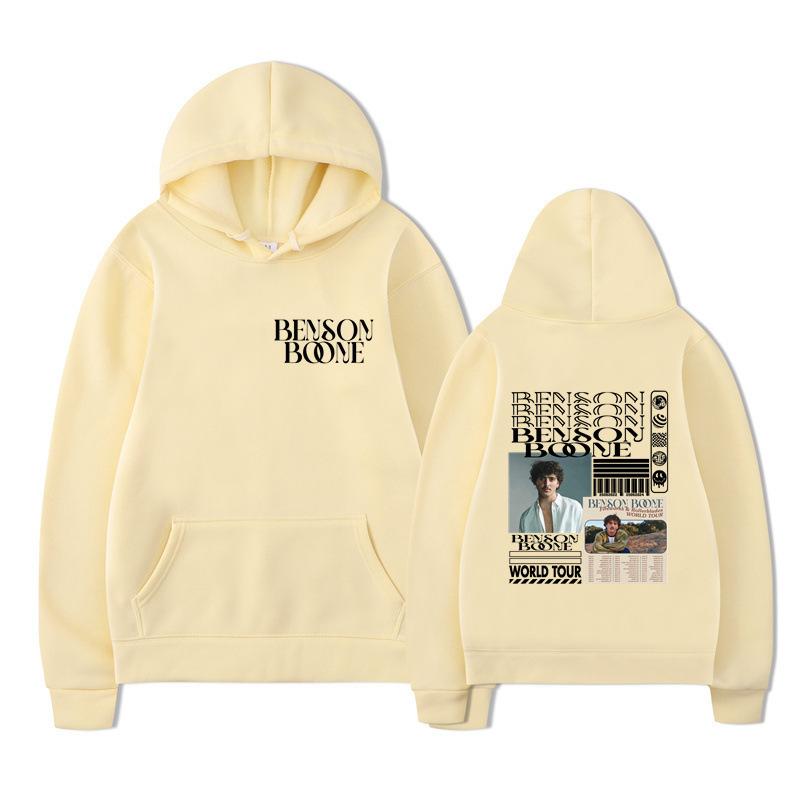 Hooded Sweater Harajuku Funny Benson Boone Sweater, Long Sleeve Men'S And Women'S Pullover