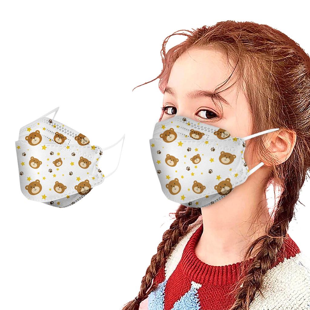 50PC Children's Fruit  Series Printed Face Mask Daily Protective Breathable Face Mask