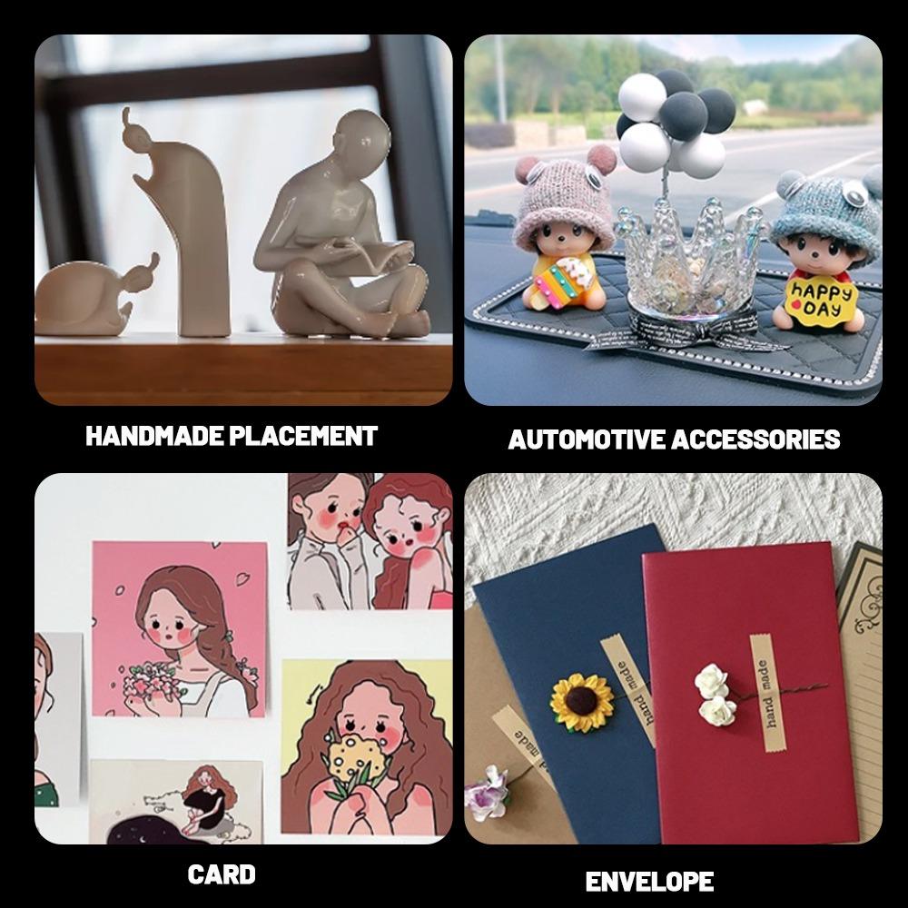 Transparent Stickers Double-Sided Patch Fixed Glue  Doll