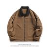 Kurtka Retro Jesień Męska Kurtka Bomber Sztruksowa Luźna Oversize Patchworkowa Kurtka Casual Odzież Męska Luźne Topy Hip Hopowe 5xl