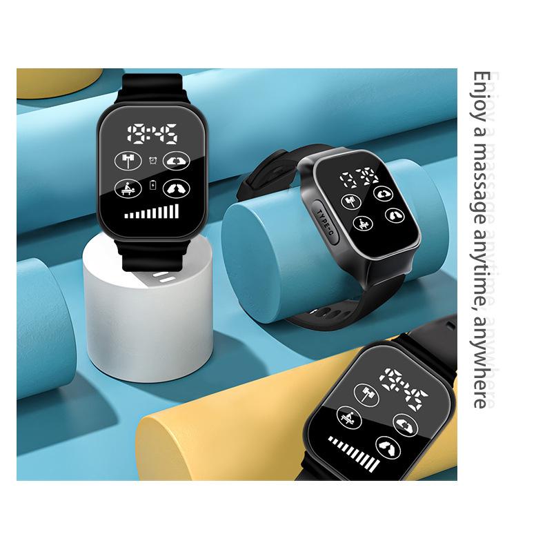 Life Waterproof EMS Microcurrent Pulse Massage Smartwatch