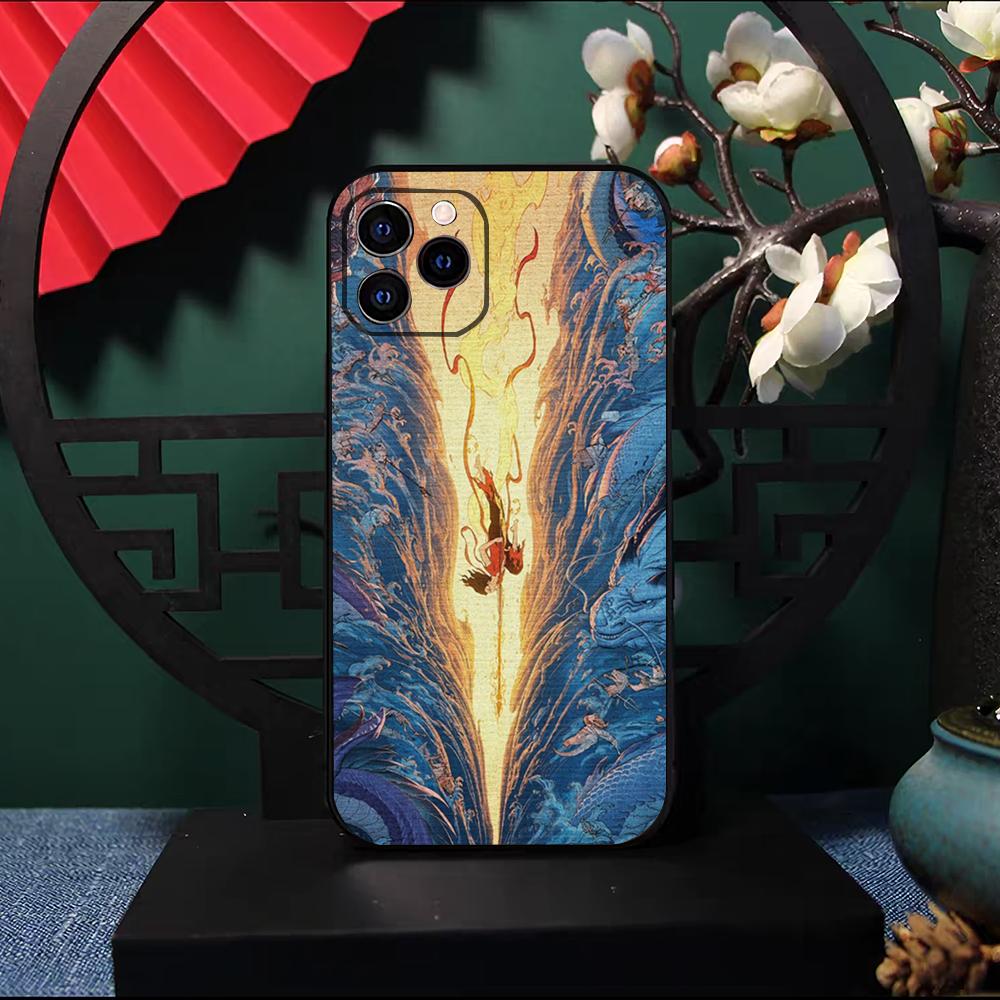 Chinese Movie Nezha Phone Case For IPhone 17 Pro Max 16 15 14 Pro Max 13 11 X Xs Xr 8 7Plus Silicone Cover