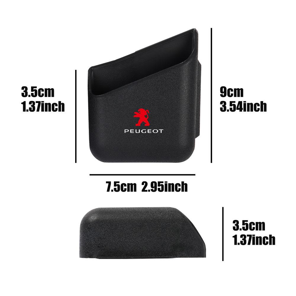 Auto Accessories Car Pillar Storage Boxs Cigarette Phone Glasses Cards Organizers For Peugeot 208 3008 107 308 2008 207 508 607