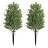 Artificial Cedar Topiary Tree with Stake Lifelike Faux Cedar Pines Christmas Tree UV Resistant Simulated Shrubs for Front Porch Outdoor Decor