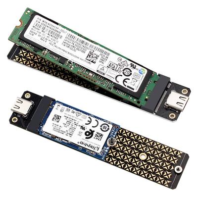 M.2 SSD SATA/NVMe zu USB 3.1 Adapter B+M Key/M Key M2 zu USB3.1 SSD Riser-Karte Festplattengehäuse Adapter für 2230/2242/2260/2280 SSD