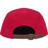 Supreme Washed Chino Twill Camp Cap (26SS) Red