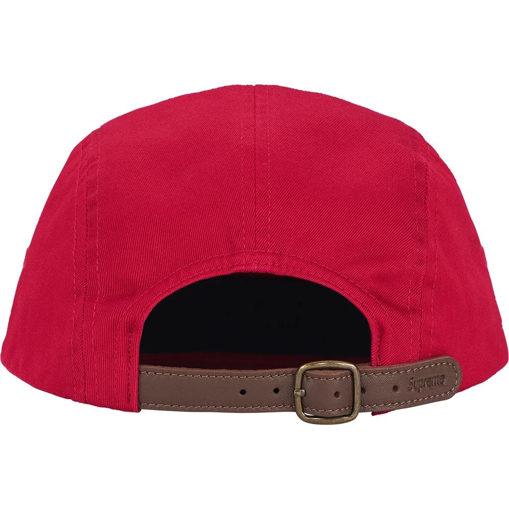 Supreme Washed Chino Twill Camp Cap (26SS) Red