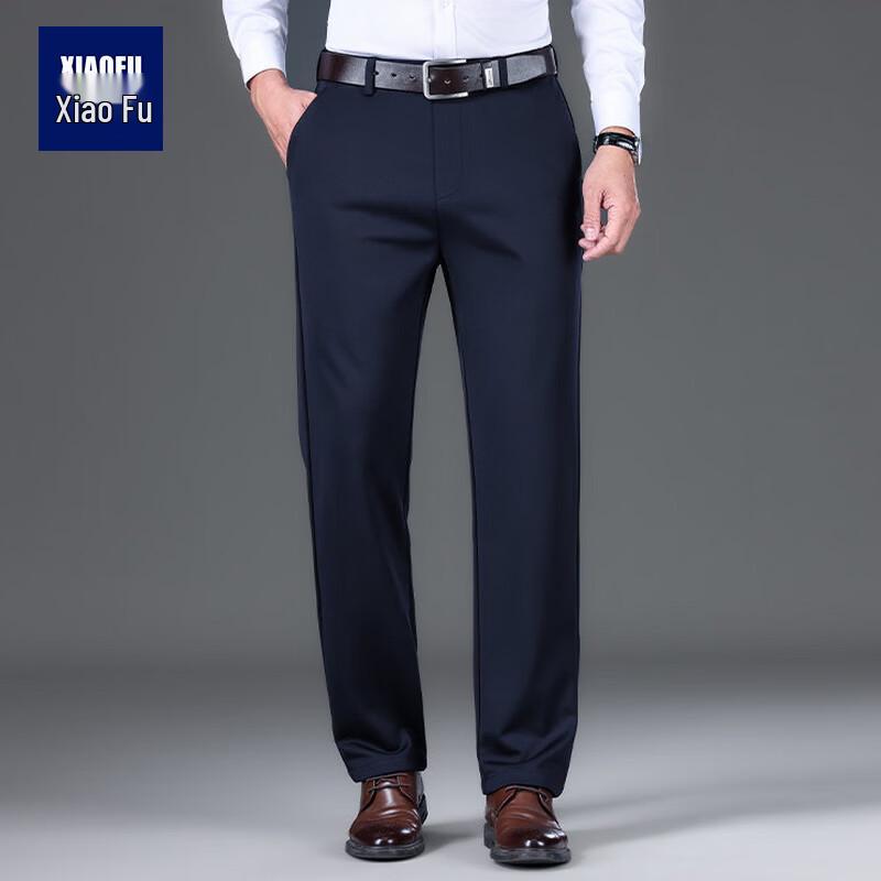 

Men s Stretchy Straight-Leg Casual Dress Pants 30