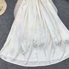2026 New Summer Women Floral Print Short Sleeve Midi Long Elegant Gorgeous Bridesmaid Cocktail Party Dress with Round Neck