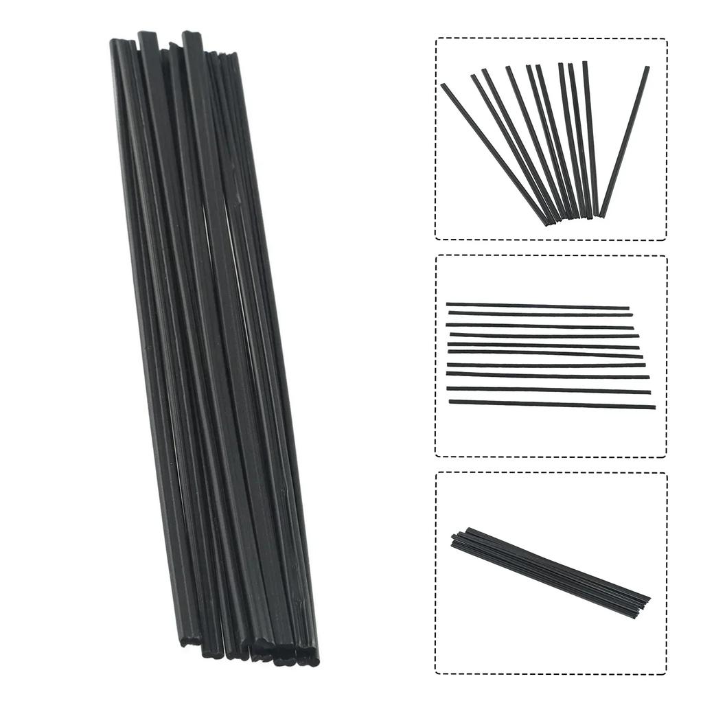 10er Set Kunststoff-Schweißstäbe 20 cm PP/PE/PVC/ABS Polypropylen Schweißstäbe Autostoßstangen Reparaturwerkzeuge Für Kunststoffschweißer