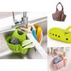 Versatile Kitchen Sink Soap Sponge Holder With Adjustable Strap For Easy Organizing