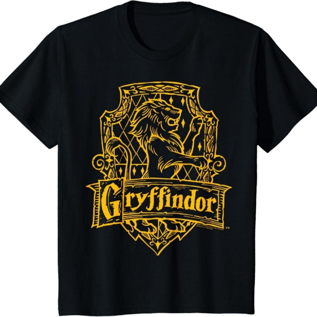 Harry Potter Gryffindor Line Art Crest T-Shirt
