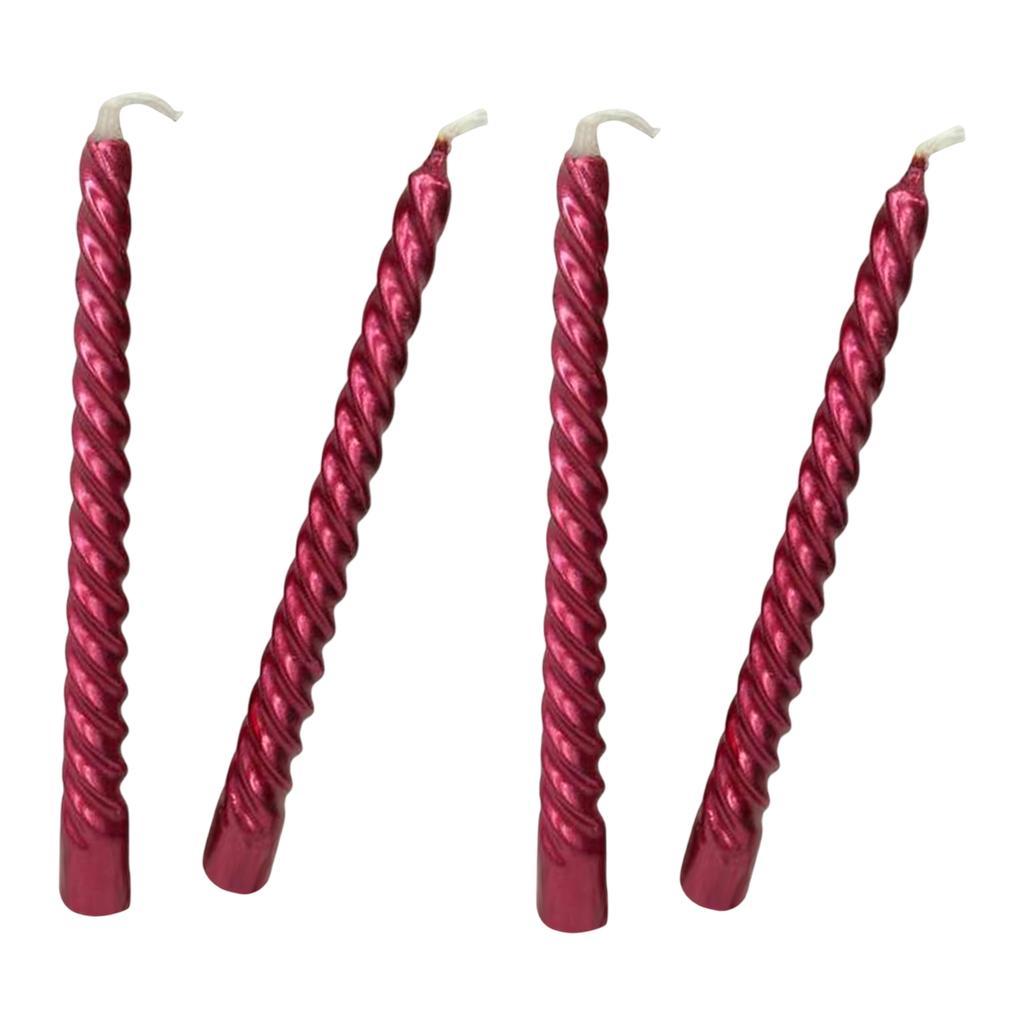 Luxury Spiral Candle Home Decor Scented Taper for Dinner Party Anniversary Table Centerpiece Candle Favor