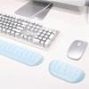 New Non-Slip Keyboard Mouse Pad Soft PU Wrist Support Ergonomic Home Office Wrist Rest Mice Mat