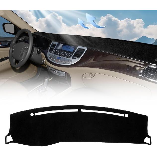 Dash Cover Compatible With Toyota Corolla -2025 Full Set, Dashboard Cover Mat And Center Console Cover Pad, Fit Sunshield Protector Interior Car