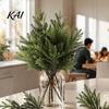 DIY Floral Display Stems Artificial Lighted Pine with Lights, Fairy Light Olive Branch, Realistic Faux Christmas Arrangements Stem for Home Table Vase