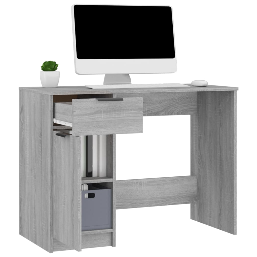 Desk Grey Sonoma 100 x 50 x 75 cm Particleboard