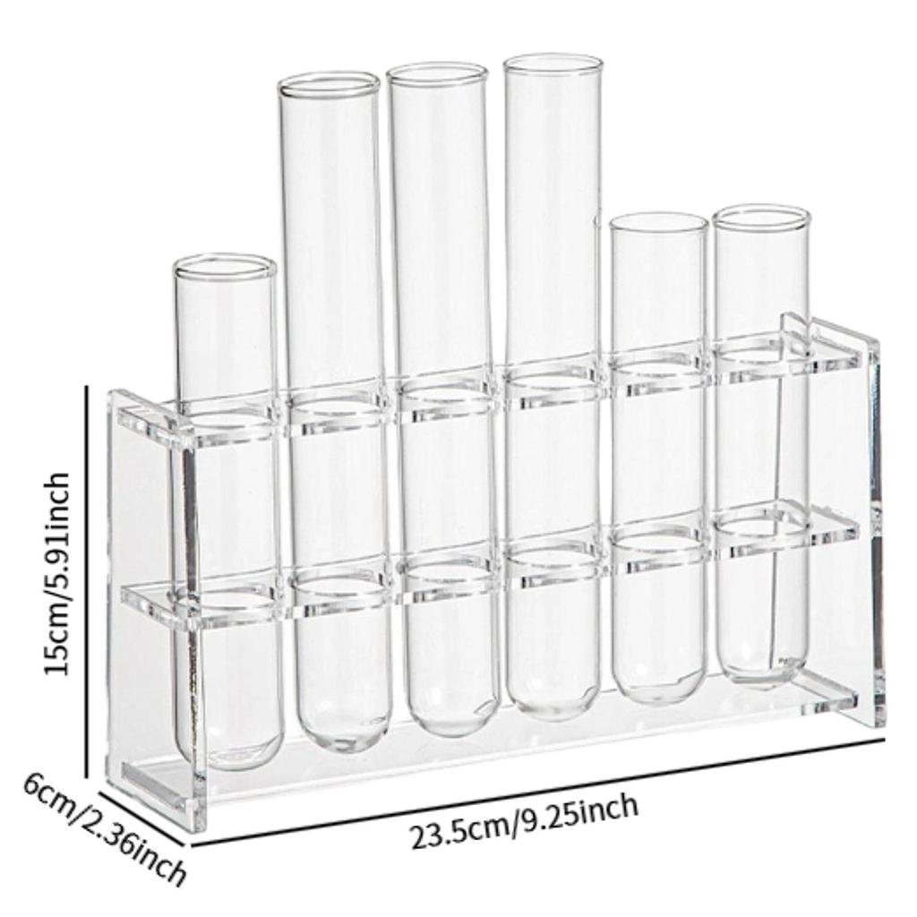 Reagensglassvase Sett Dekorativ Blomsterpotte Innflyttingsgave Formeringstasjon for Bryllup Kafé Hjemmeinnredning Hage Balkong