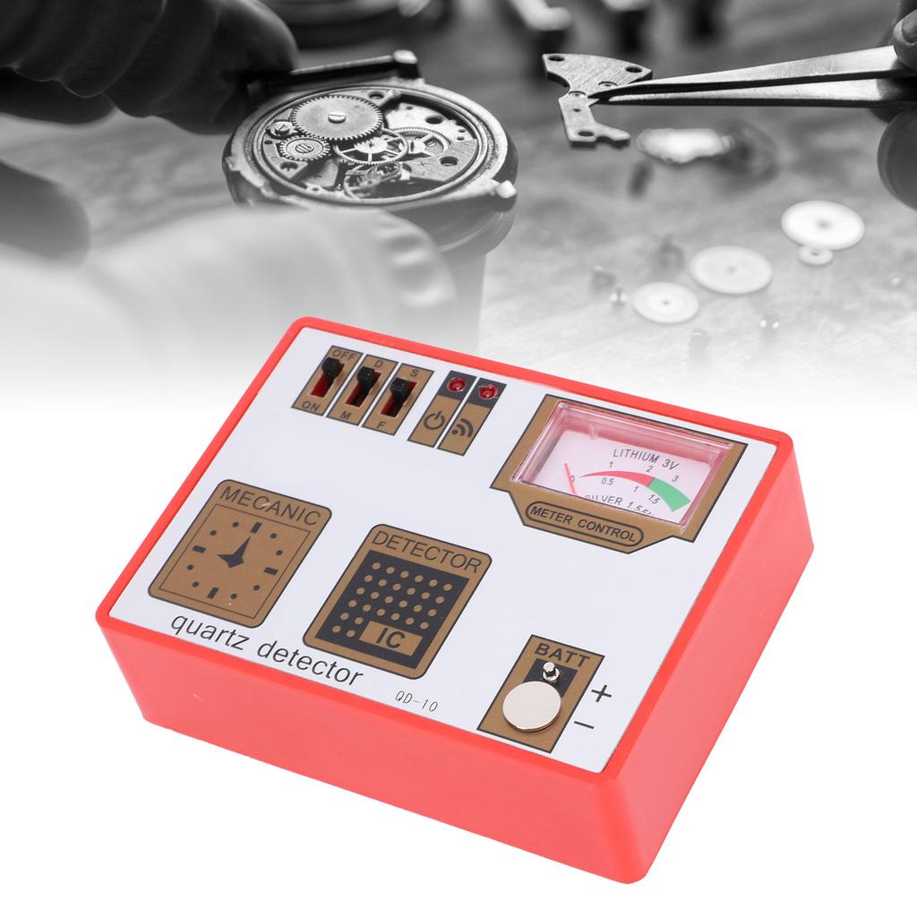 Klockdemagnetiserare Klockreparation Demagnetisering Demagnetiseringsverktyg Klockdemagnetisering Batterimätare Puls Kvarts Testmaskin