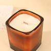 New Square Glass Soy Wax Scented Candle Home Creative High-end Scented Candle Decoration