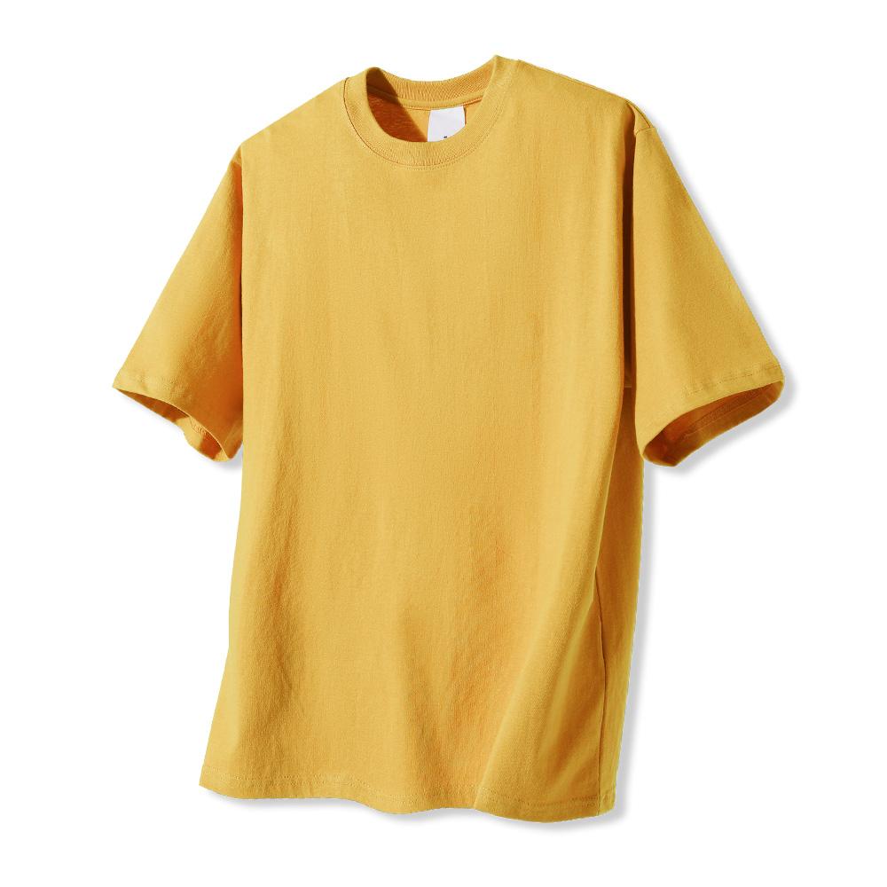 Like The Most Basic Crew Neck Short Sleeve T-Shirt Mustard Mustard/S