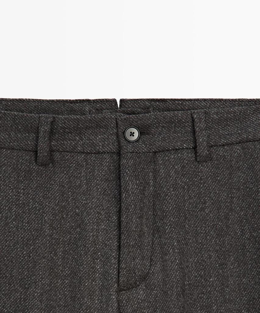 Masimodutti Wool Blend Twill Pants