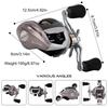 Baitcasting Fishing Reel 18+1BB Casting Reel for Lure Fishing Saltwater /Freshwater Fishing Trackle