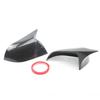 For Tesla Model 3 2017 2018      High quality ABS Carbon Fiber Horned Style Side Rear View Mirror Cover Cap