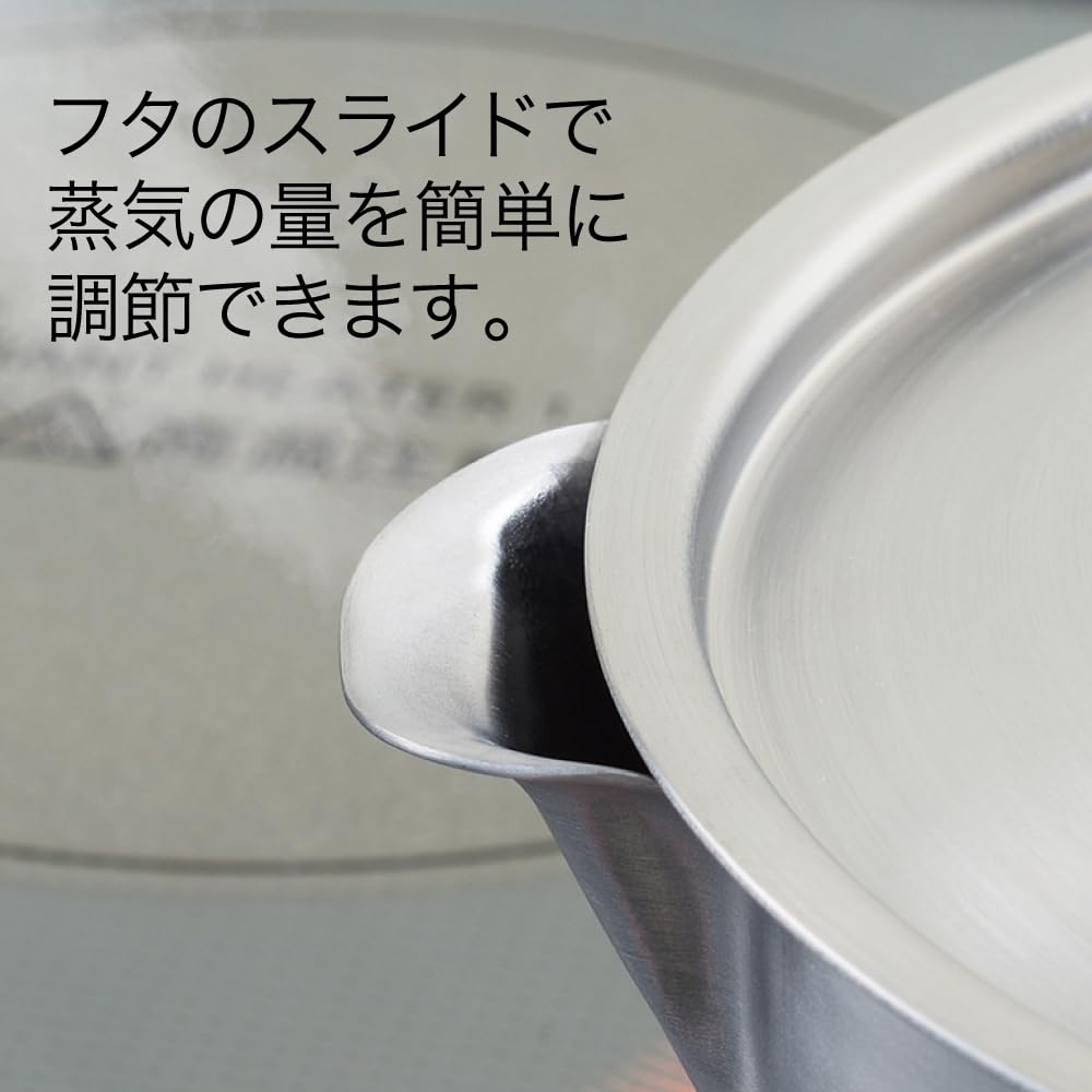 Yoshikawa Milk Pan Lid, Stainless Steel, Made in Japan, Aikata, 1510253, PD3026