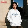 Baleno Women's Relaxed Fit Graphic Hooded Sweatshirt