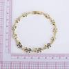 6 Colors New Trendy Gold Plated Zirconia Elephant Bracelet Fashion Animal Bangle Punk Style For Woman Jewelry Gift Daily Wear