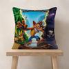 Game CCrash Bandicoots Pillow Cover Design Cushion Cover Decor Holiday Decorati