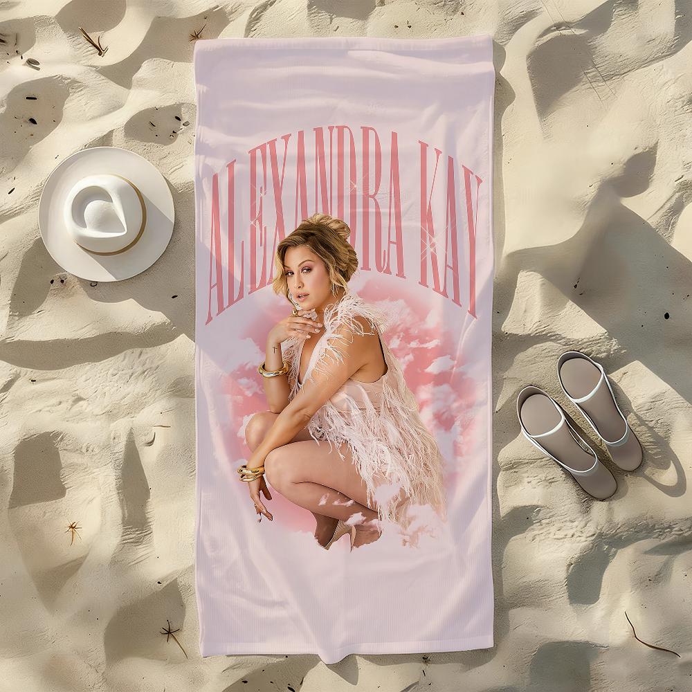 Singer Alexandra Kay Second Wind Towel For Swim Yoga Gym Quick Drying Soft and skin-friendly Beach Towels All-Season