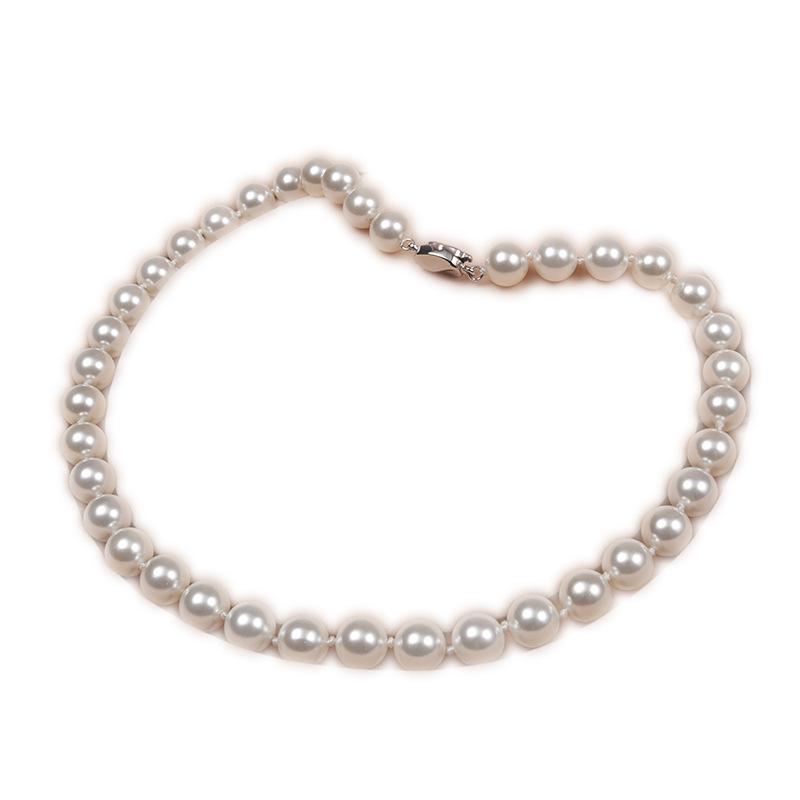 High-Luster Pearl Necklace & Bracelet Gift Set for Mother's Day