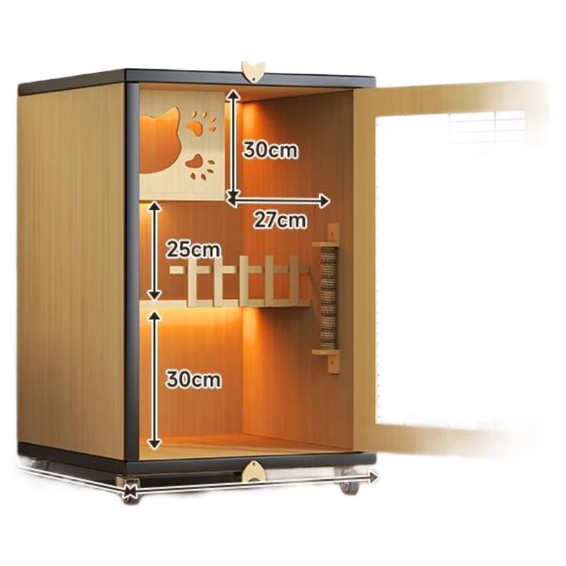 

HANDUNYOU Натуральна дерев яна вілла для кошенят