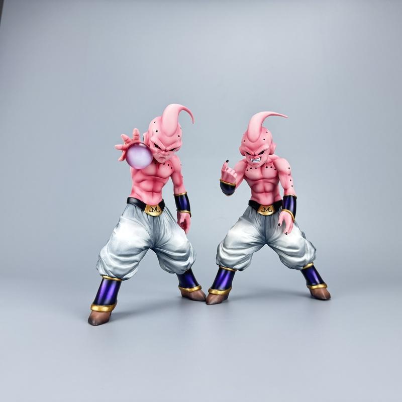 Dragon Ball Evil Buu Bola de Energia Posição de Combate Figura de Anime Case para PC Ornamento de Mesa Estátua Estática de PVC Modelo Colecionável Brinquedo Presentes