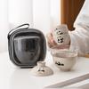 Panda Kuaike Cup Tea Set Including 1 Teapot  2 Cups, Portable Travel Teaware, Outdoor Portable Bag, Kung Fu Tea Brewing Teapot