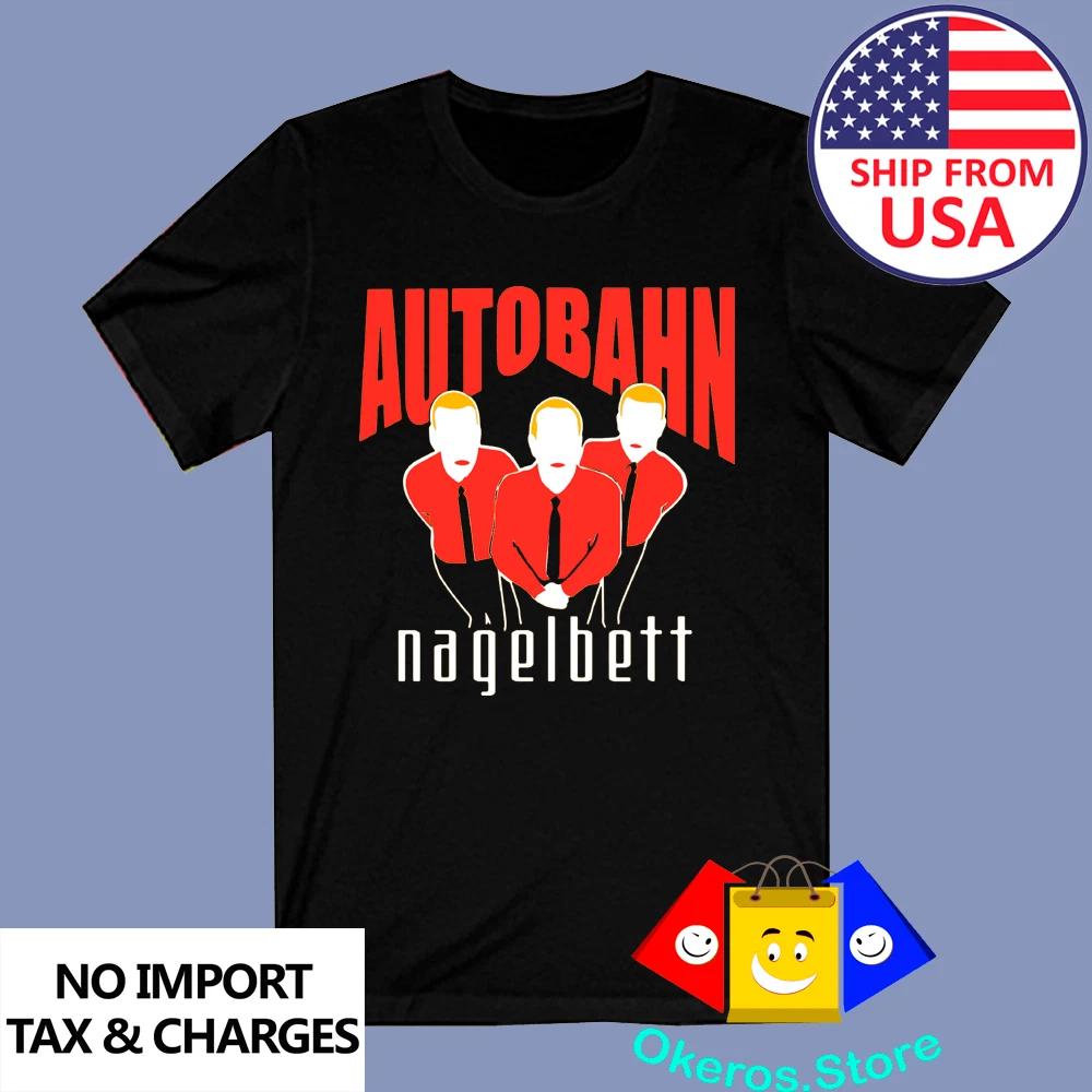Autobahn Nagelbett Kraftwerk Men s Black Size S to 3XL S