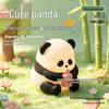 Silicone Panda Night Light: Baby Bedroom Lamp, Eye-Friendly & Rechargeable for Night Feeding