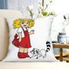Candy Candy Cartoon Animated Square Pillowcase Cushion Cover Pillow Case Throw Pillow Cover for Home Sofa Living Room
