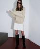 SIGREAT V-Neck Cotton Knit Pullover_Oatmeal