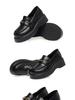 Women's Slip-On Leather Loafers - Fashionable, Versatile, Non-Slip, Comfortable, Soft Sole for Spring and Autumn