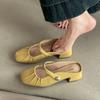 French Xiaoxiangfeng Bag Head Half Slippers Women's 2025 Summer New Outer Wear Heightened Comfort Versatile Flat Bottom Bag Head Mop