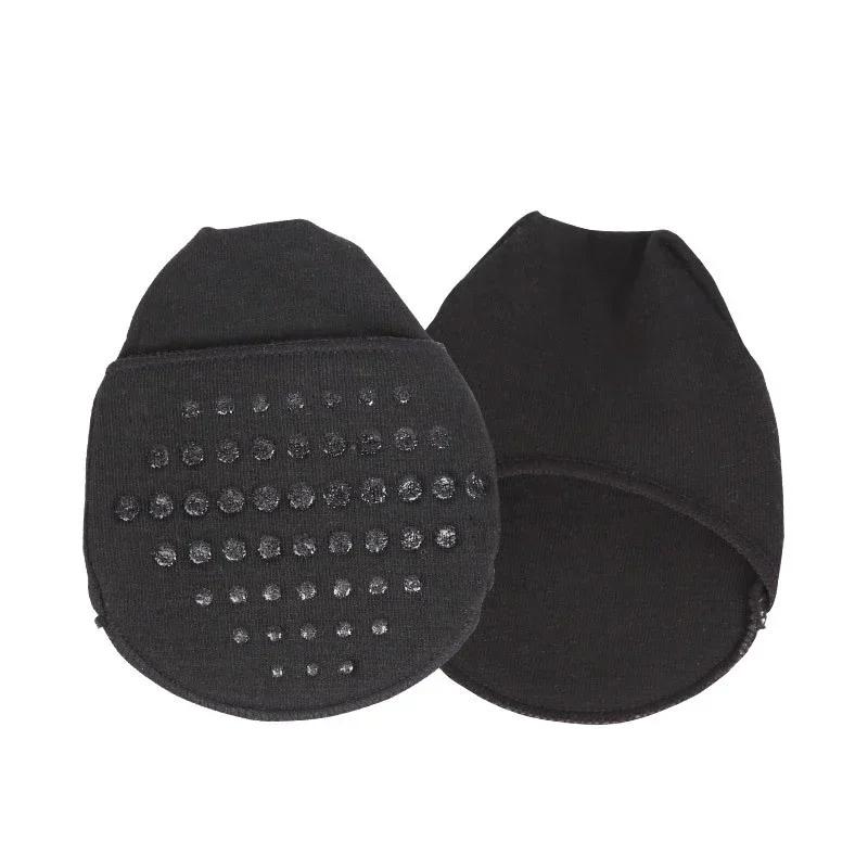 Metatarsal Sleeve Pads Ball of Foot Cushions with Soft Sponge and Silicone Dots Forefoot Cushioning Socks Non Skid Half Socks