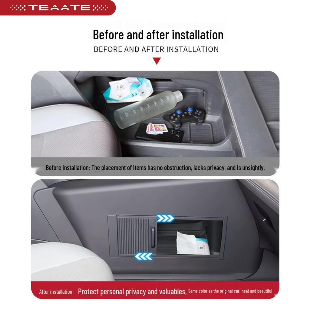 Toyota Sienna Privacy Sunshade & Storage Divider for Center Console