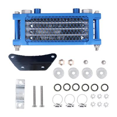 Engine Oil Cooler Kit Cooling Radiator Universal for 125cc‑250cc Motorcycle Dirt Pit Bike ATV