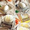 Household Stainless Steel Boiled Egg Slicer Section Cutter Kitchen Supplies Sale Goods