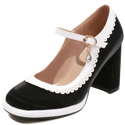 High Heels Pumps Lolita Shoes Woman Elegant 2024 Ankle Strap Black Red Pink Women's Heeled Party Wedding Shoes Ladies Big Size