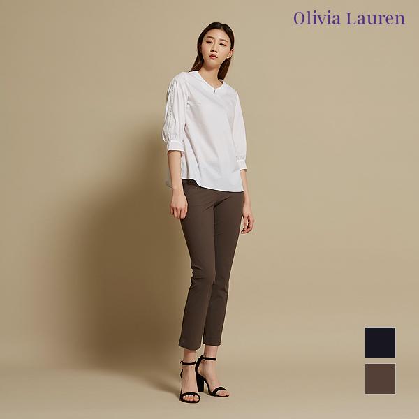 OLIVIALAUREN Straight Fit Pants_Vocdlwm3441