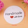 100pcs White Handmade Hang Label Wedding Favor Gift Dessert Tags Jewelry Price Tag #4